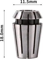 3PCS ER11 High Precision Spring Collet Set 1/4" 1/8" 1/16" for CNC Engraving Milling Lathe Chuck Tool