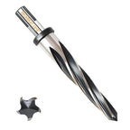 13/16" Reamer Drill Bit for Metal, M2 HSS Taper Reamer for Steel, Alloy, Wood, Plastic to Align, Enlarge Holes – 5-Spiral Flutes,1/2" Non-Slip Shank, 21mm Car Reamer, Bridge Construction Reamer.