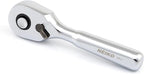 Neiko 03001A Stubby Ratchet, 1/4 Inch Ratchet Wrench, 108-Tooth Reversible Ratchet, 3.3 Degree, Quick Release Mini 1/4 Ratchet Drive, Oval Head Wrench, CR-V Steel Quarter Inch Small Ratchet Wrench