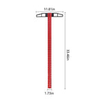TYDEEY 12, 24, 31, 39 in Precision Ruler Square T-Shaped Woodworking Scriber Measuring Tool, Aluminum Alloy Architect Ruler for Carpenter Work, T Type Wood Layout and Measuring Tools (31 inch)