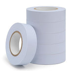 ROSEUP 6-Pack Electrical Tape, 3/4 in x 66ft, Professional Flame Retardant Waterproof PVC Electrical Insulation Tape, ash Gray