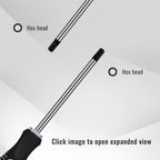Hex Allen Wrench Screwdriver Set (10 Pack in Precision & Standard Metric Sizes 0.9mm 1.27mm 1.3mm 1.5mm 2.0mm 2.5mm 3.0mm, 4.0mm, 5.0mm, & 6mm) - Perfect for RC Cars, Quadcopters, & Helicopters