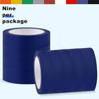Romeda 9 Pack Electrical Tapes, Electrical Tape Water, Sun, and Oil Resistant, Electrical Tape is Suitable for Most Domestic, Commercial, and Industrial environments - Blue