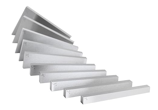 Accusize Industrial Tools 10 Pcs Precision Angle Block Set, 3602-0111