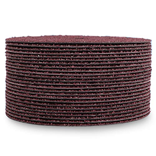 BHA Aluminum Oxide Resin Fiber Sanding and Grinding Discs, 7” x 7/8” Arbor Hole, 36 Grit - 25 Pack