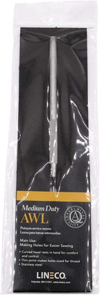 Lineco, Medium Duty Awl, Fine Point with Stainless Steel Straight Handle, for Sewing and Bookbinding