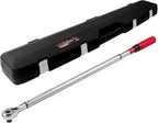 3/4-Inch Drive Click Torque Wrench, Dual-Direction Adjustable 48 tooth 100-700ft.lb/136-949Nm, Professional Inch Pound Torque Wrench, for Maintenance Tool and Product Assembly