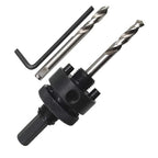 Bi-Metal Hole Saw Arbor Mandrel 3/8" Hex Shank with High Grade Pilot Drill bit