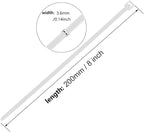 8 Inch Purple Zip Tie 1000 PCS, 40 Lbs - Small to Medium Zip Tie, Nylon PA66 UV Resistant Cable Tie Heavy Duty for Indoor and Outdoor Use - Ideal for bundling and securing objects