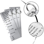 Weewooday 1 Pcs Wire/Metal Sheet Thickness Gauge Metal Tool Stainless Steel Welding One Sided Material Thickness Gauge Plated Size Inspection Tool