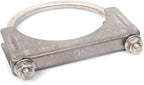 Universal 4 Inch Exhaust Clamp, Heavy Duty Stainless 4" U-Bolt Clamp