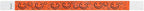 500 WristCo Neon Orange Smiley Face Tyvek Wristbands for Events - ¾” x 10” - Waterproof Recyclable Comfortable Tear Resistant Paper Bracelets Wrist Bands for Concerts Festivals Admission Party