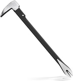 Lytool 14" Nail Puller & Cats Paw Pry Bar, Heavy Duty Cat's Claw Nail Remover with Forged CR-V Steel, Angled Chisel Tip & Non-Slip Grip for Home Renovation, Woodworking & DIY Projects