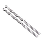 Drill Bit, 3mm Cutting Diameter, 4241 HSS 118° Cutting Angle Uncoated Bright Versatile Jobber Bits - (Applications: for Drilling Plastic Wood Soft Metal), 2-Pieces