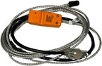 Unjacketed Self-Regulating Heater Cable Kit – 120V, Pre-Terminated Plug, for Indoor Residential Pipe Protection Only (24FT)