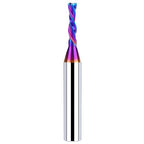 Downcut Spiral Router Bit 1/4 Inch Shank 1/8 Inch Cutting Diameter 1/2 Inch Cutting Length with Extra Long Life Coating CNC Router Bits End Mill for Wood Cutting, Slot Mortise, Engraving