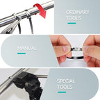 Metal Zip Ties Black 18 inch 304 Stainless Steel Epoxy Coated Locking Cable 220LB 450mm 100pcs Heavy Duty Exhaust Wrap Multi Purpose Binding for machinery, vehicles, farms, cables, pipes,Fence