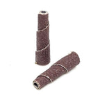 Benchmark Abrasives Aluminum Oxide Tapered Sanding Cartridge Rolls for Blending Deburring Polishing Sanding Metals, Rotary Sander - Drill & Die Grinder Abrasives (10 Pack)(3/8" x 1-1/2", 120 Grit)
