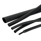 3:1 Heat Shrinkable Tubing with Adhesive Lining,1/8 in'' Marine Grade Dual Wall Shrink Tubing,50 Feet Roll,Insulation Sealing Oil-Proof Wear-Resistant,UL Listed and RoHS Compliant Black