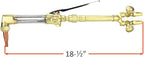 SÜA - Heavy Duty Oxy-Fuel Torch Replacement for Victor with Check Valves + Cutting Tip + Welding Tip (Acetylene)