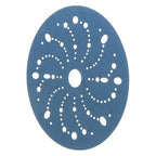 3M AMAPR Hookit 3M Blue Abrasive Discs 36180, Multi-Hole, Featheredging, Primer Sanding, Paint Preparation, 6 in, 320 Grade, 50 Discs/Carton