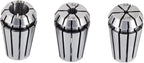 3PCS ER11 High Precision Spring Collet Set 1/4" 1/8" 1/16" for CNC Engraving Milling Lathe Chuck Tool