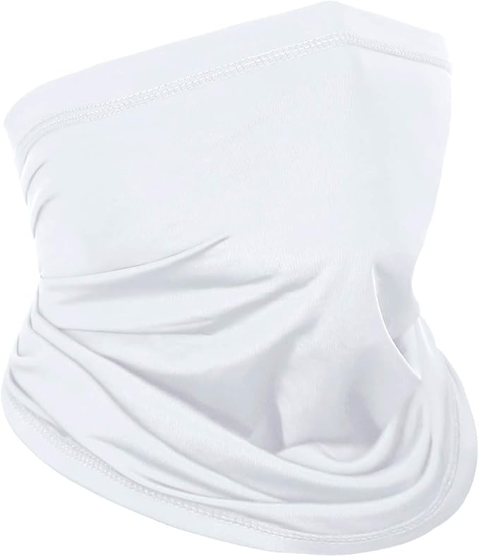 Achiou Cooling Neck Gaiter Face Cover Scarf, UV Protection Mask for Men and Women,Soft Windproof, Hiking Cycling Running