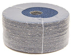 Benchmark Abrasives 5 Inch Sanding Discs Resin Fiber Zirconia Grinding Disc for Grinding, Stripping on Wood, Fiberglass, Steel, Metal, 7/8" Arbor Angle Grinder Sanding Disc, 25 Pack - 60 Grit