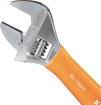 Klein Tools D5072 Adjustable Wrench Set, Extra Capacity, 6-Inch and 10-Inch, Forged Alloy Steel Wrenches, Metric and SAE, 2-Piece