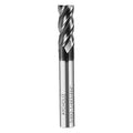 3/4" Carbide End Mill Bits Set for Alloy & Hardened Steels - Hrc55 Micro Grain, 4-Flute Milling Cutter with AlTiN Coating, CNC Router Bits, High-Performance Milling Bits