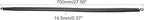 MECCANIXITY Spring Tube Bender OD 14.5mm/0.57" Steel Spring Pipe Bending Tubes 700mm/27.56" Long for 1/2" PVC Pipe(ID 16mm) in Home Renovations,Electrician Wiring Bending Pipe(insert-pipe use)