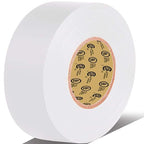 White Electrical Tape, 66 feet x 3/4 inch x 7 mils-600V,Pass UL/CSA Certification. Waterproof,Flame Retardant,Strong Adhesive, 14℉ to 176℉(White)