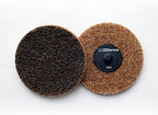 Denco Surface Prep Conditioning Disc - Coarse - Brown - 2 Inch and 3 Inch - Pack of 50 - Abrasive Quick Change Disc Twist to Lock Superior Life (3 Inch)