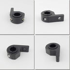 Motorcycle Bull Bar Mounting Bracket 4PCS Horizontal Light Mount Clamp Kit for 0.59" /0.75" /0.87"/0.98"/1.1"/1.25"Tubes fit for LED Driving Lights, Spotlights Fits Truck, ATV, & Motorcycle Crash Bars