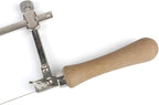 Coping Saw Steel Frame with 0.5mm Diamond Wire Hand Saw for Jade Marble Granite Metal Glass Ceramic (With 3 meters diamond wire saw)