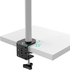 WALI C-Clamp Base Stand Mounting Accessory for WALI Monitor Mount Workstation System (C-CLAMP), Black