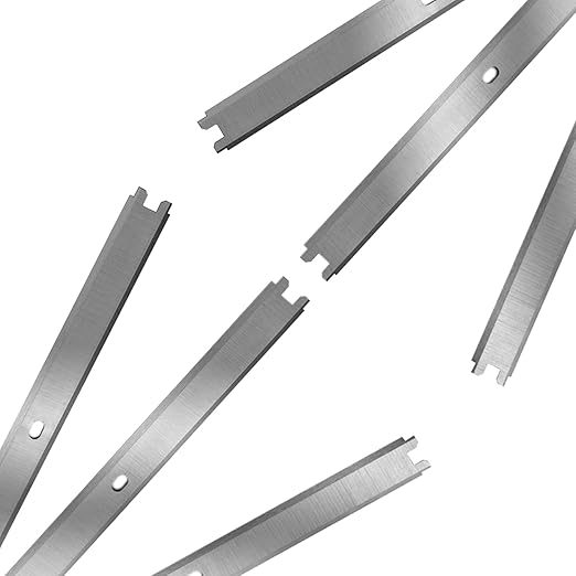 13 Inch Planer Blades Replacement for Ridgid R4330 R4331 TP1300LS AC20502 Thickness Planers Heat Treated Double Sided HSS Planer Knives, Set of 6