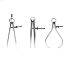 PEC Tools Outside Spring Caliper, Quick Nut, Caliper Measuring Tool, Suitable for Woodworking Lathe Projects (12 inches)
