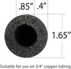 Foam King Insulating Foam Pipe Covers - 12 Pack Choose Size (3/4 inch)