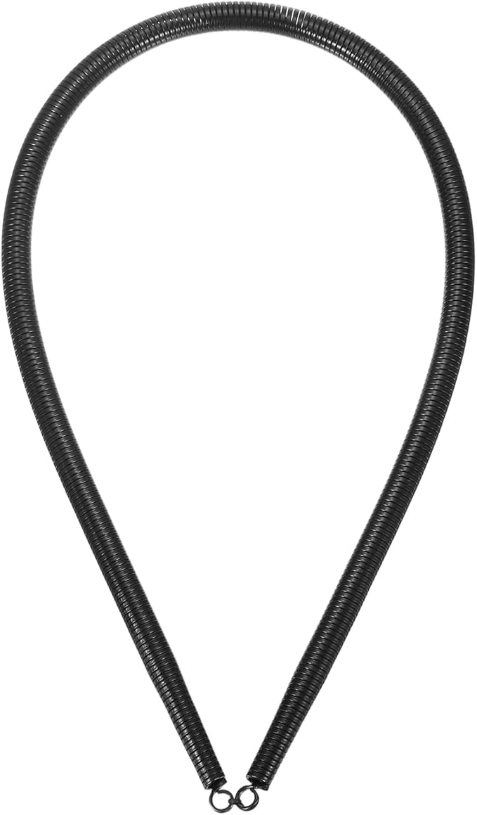 HARFINGTON PVC Spring Tube Bender 15.7mm OD 1000mm Long A Type Conduit Pipe Bender Bending Spring for Pipe Bending Devices in Home Hydropower, Black