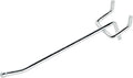 Pegboard Hooks,50-Pack,4 Inch L Shape Small Galvanized Pegboard Hooks Suitable for 1/8 and 1/4 inch pegboard,Metal Pegboard Hooks for Garage,Office,Kitchen,Store