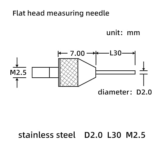 Digital dial Gauge with a Range of 0-4in/101.6mm and a Digital Indicator Accuracy of 0.01mm/0.0005 "Metric and Imperial Measure Tool Electronic Dial Gauge (ACE-B100)