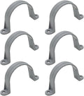 2 Inch 6pcs PVC Pipe Straps Reliable 2-Hole Plastic Conduit Clamps for Secure and Organized Mounting of PVC Pipes Conduits, and Cables UL Certified for Safety