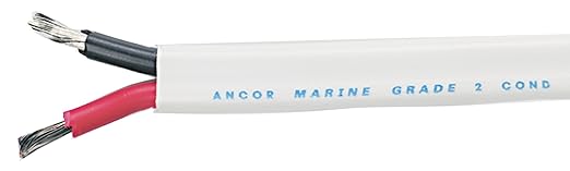 Ancor Marine Grade Products 121799 Duplex Cable, 16/2 AWG (2 x 1mm2), Flat - 1000ft