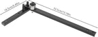 Manual Rod Benders Metal Bending Machine, Heavy-duty Manual Rebar Bender 180° Adjustable Bending Hand Tools with Maximum Bendable Diameter 10mm for Bend Steel, Copper, Aluminum