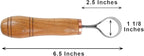 Wood Carving Scorp Knife. Round Carving Tool for Spoons, Bowls and Cups. Wood Carvers Rounded Hook Knife Spoon carving knife. (ANGLED)