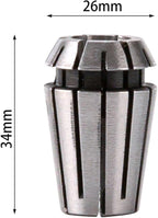 3PCS ER25 1/2", 1/4", 1/8" High Precision Spring Collet Set for CNC Engraving Milling Lathe Chuck Tool