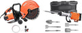 VEVOR Electric Concrete Saw, 12 in, 1800 W Motor Circular Saw Cutter with Max. 4.5 in & Demolition Jack Hammer, MAX 2200W Electric Jackhammer Heavy Duty, 1350 BPM