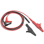 4Pcs Alligator Clip Test Lead Kit 14 AWG Heavy-Duty 4mm Banana Plug Replacement Leads,Silicone Jumpire Wires for Multimeter Meter Electrical Testing 3 Feet