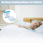 HYGIENJOY-21% Larger,No Rinse Bathing Wipes for Adults-Rinse Free Bath Sponges,Soap Infused,Dry Shower Wipes for Elderly, For Camping,Hiking,GYM, Post Surgery Must Haves, (25 pack)